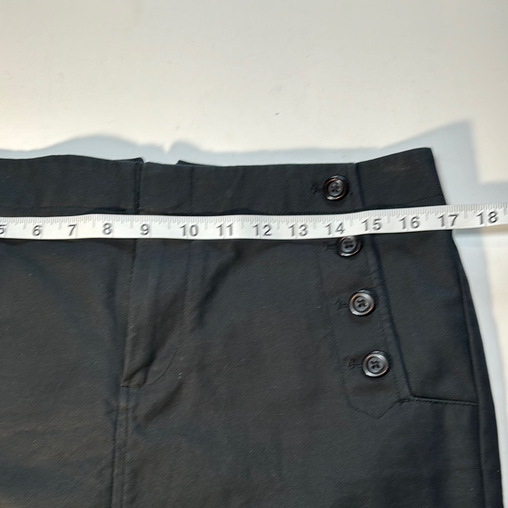 GAP Black Pencil Mini Skirt Work Essential - Picture 12 of 13